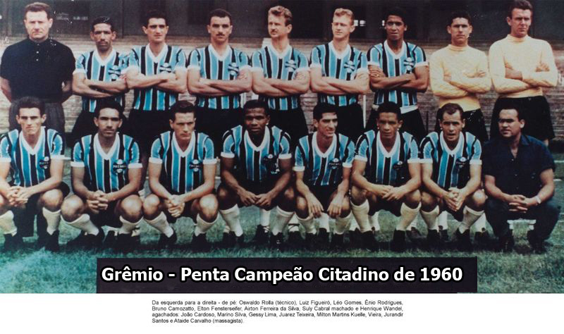 Elenco Campeão Gaúcho de 1960.