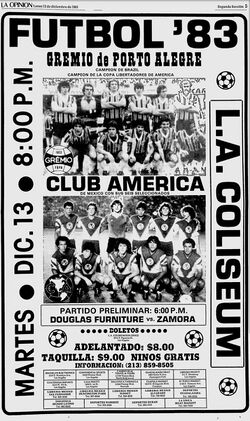 Cartaz Copa Los Angeles