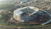 Arena, com mais de 70% das obras finalizadas no início de setembro de 2012